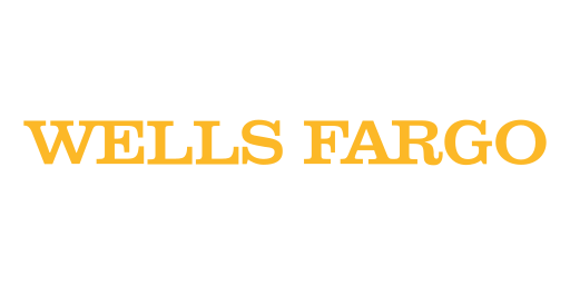 Wells Fargo logo with gold and black coloring.