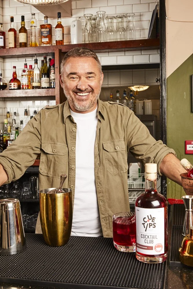 Stephen Hendry + Cue Tips Cocktail Club