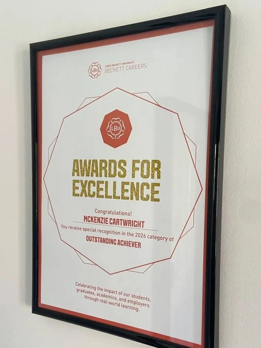 Award for Excellence as a BA3 Student  |  Special Recognition