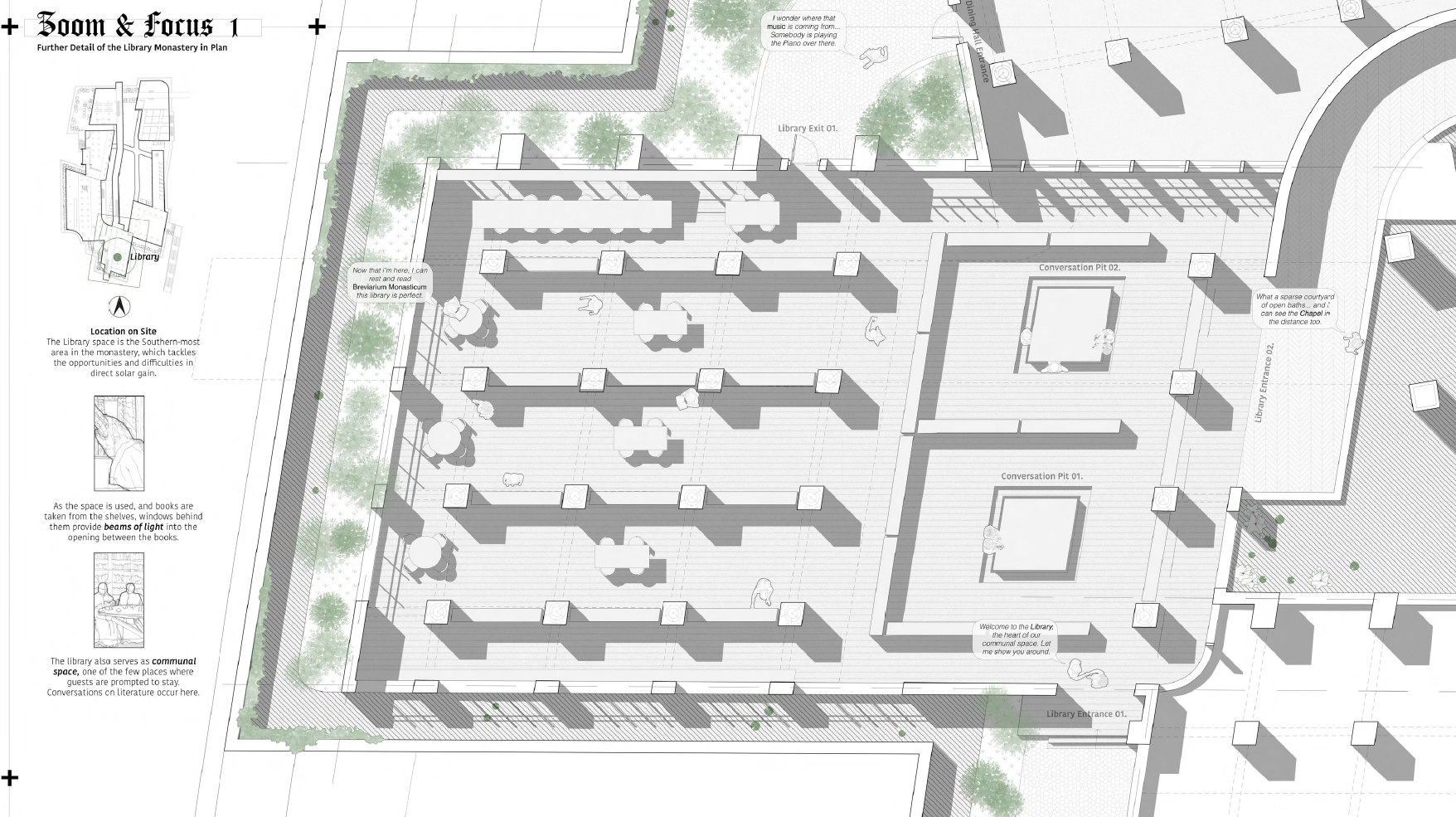 Zoomed Plan  |  Bringing the Library to Life