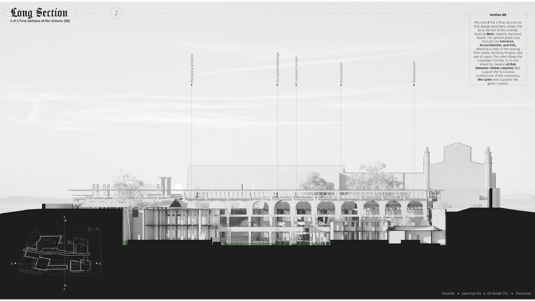 Technical Drawing  |  Long Section