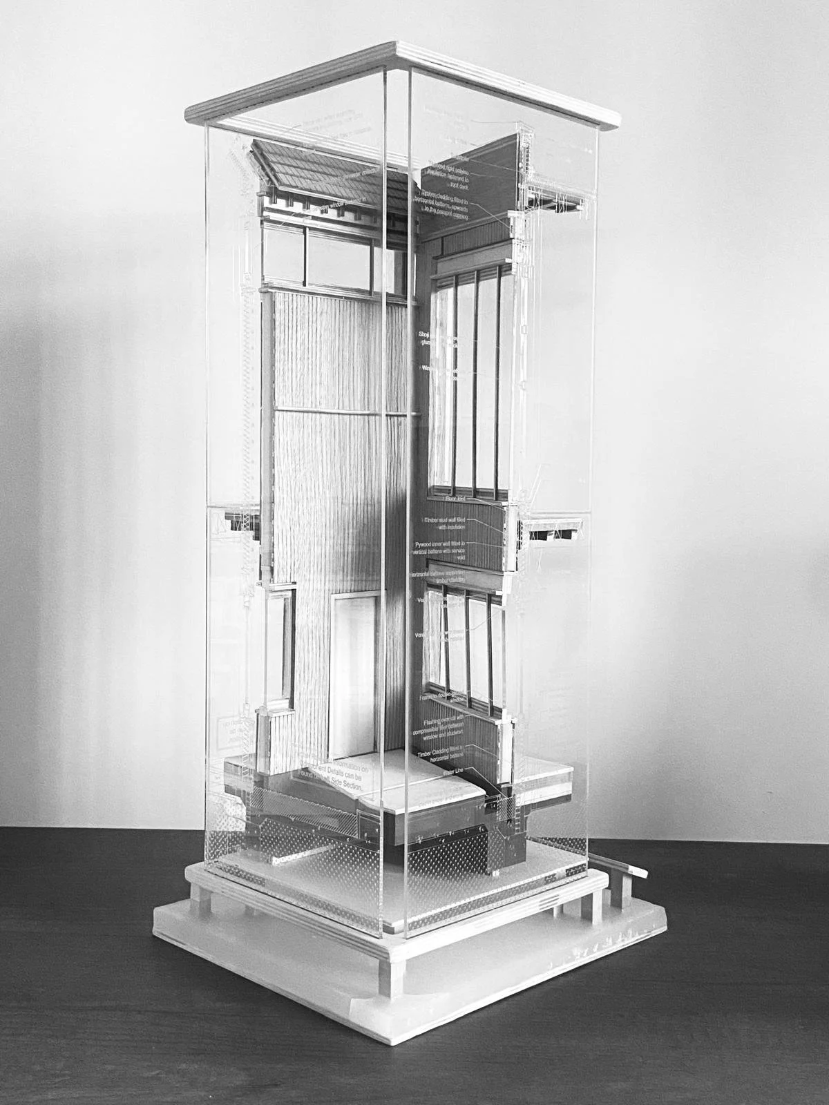 BA3 Technology Thesis Model  |  16sqm Bay of The House of the Unburdened  at 1:20
