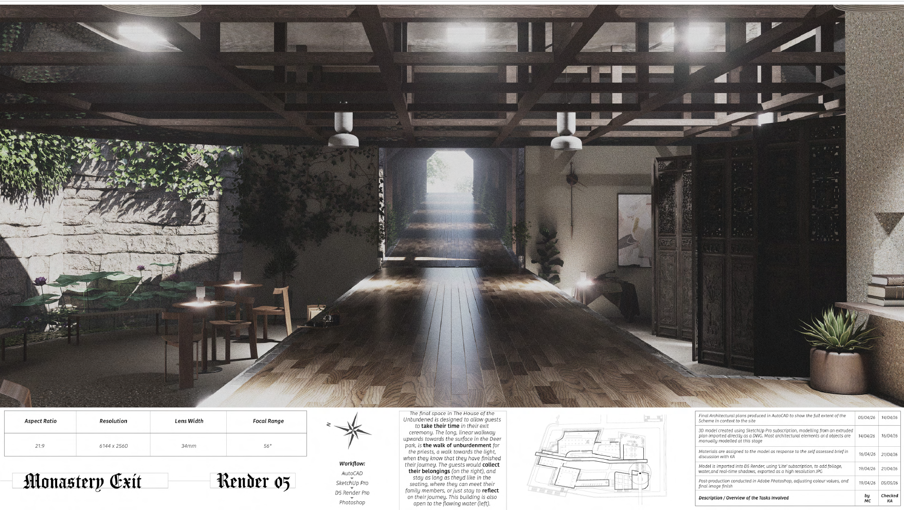 Render of the Ritualized Exit  |  D5 Render
