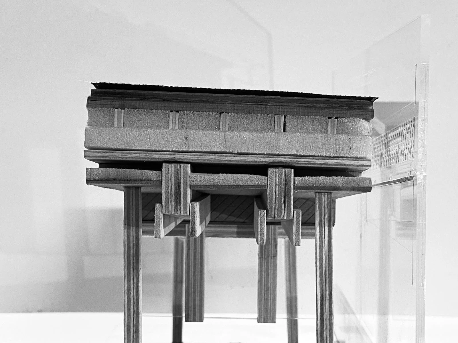 BA3 Technology Case Study Model  |  Vert Bois School, France  (Roof Detail)