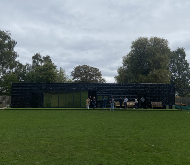 Getting involved in a community project  |  Cladding a Cricket Club