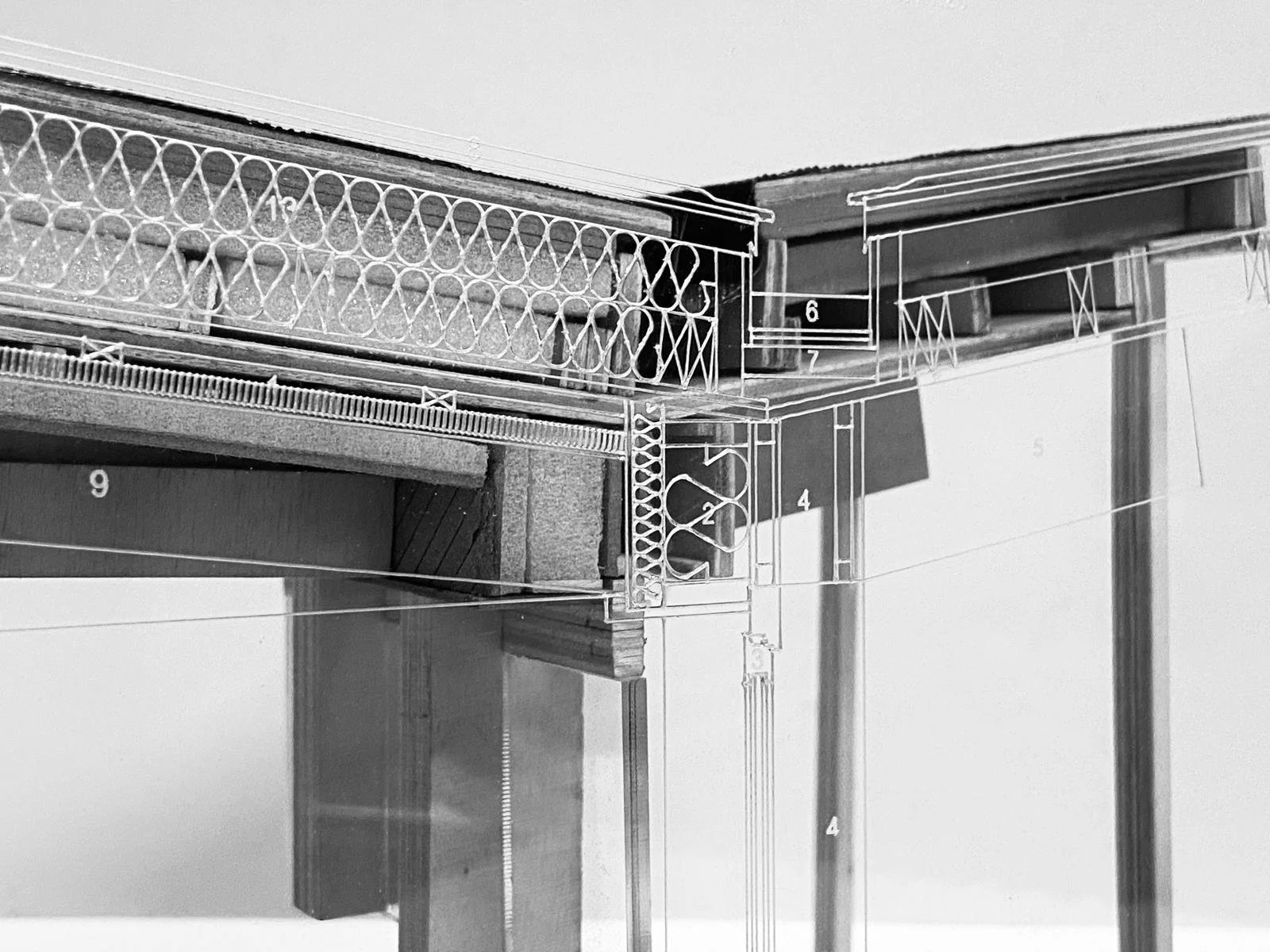 BA3 Technology Case Study Model  |  Vert Bois School, France  (Roof Detail)