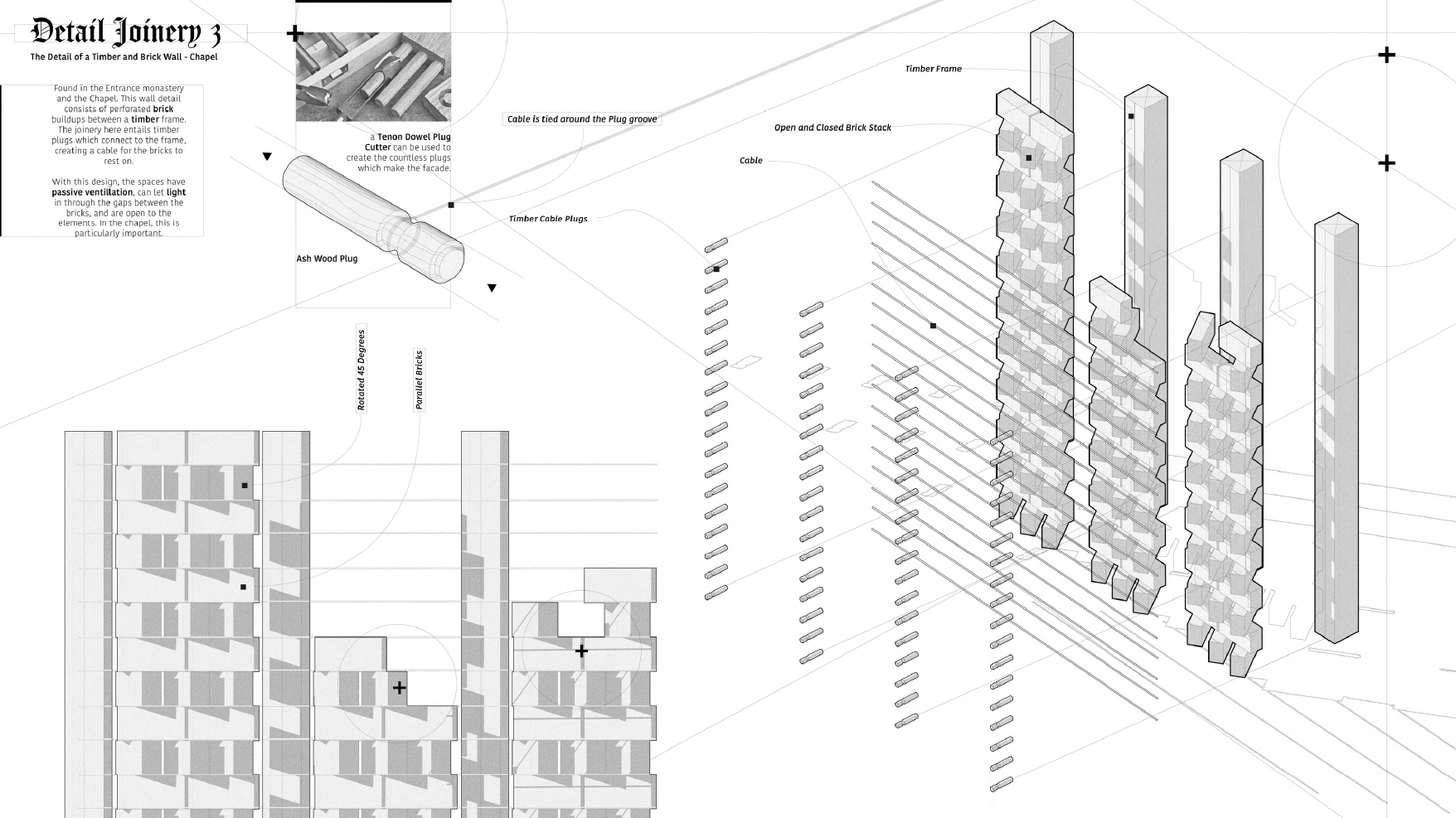 Function meets Aesthetic  |  Tensile Brick Perforated Facade