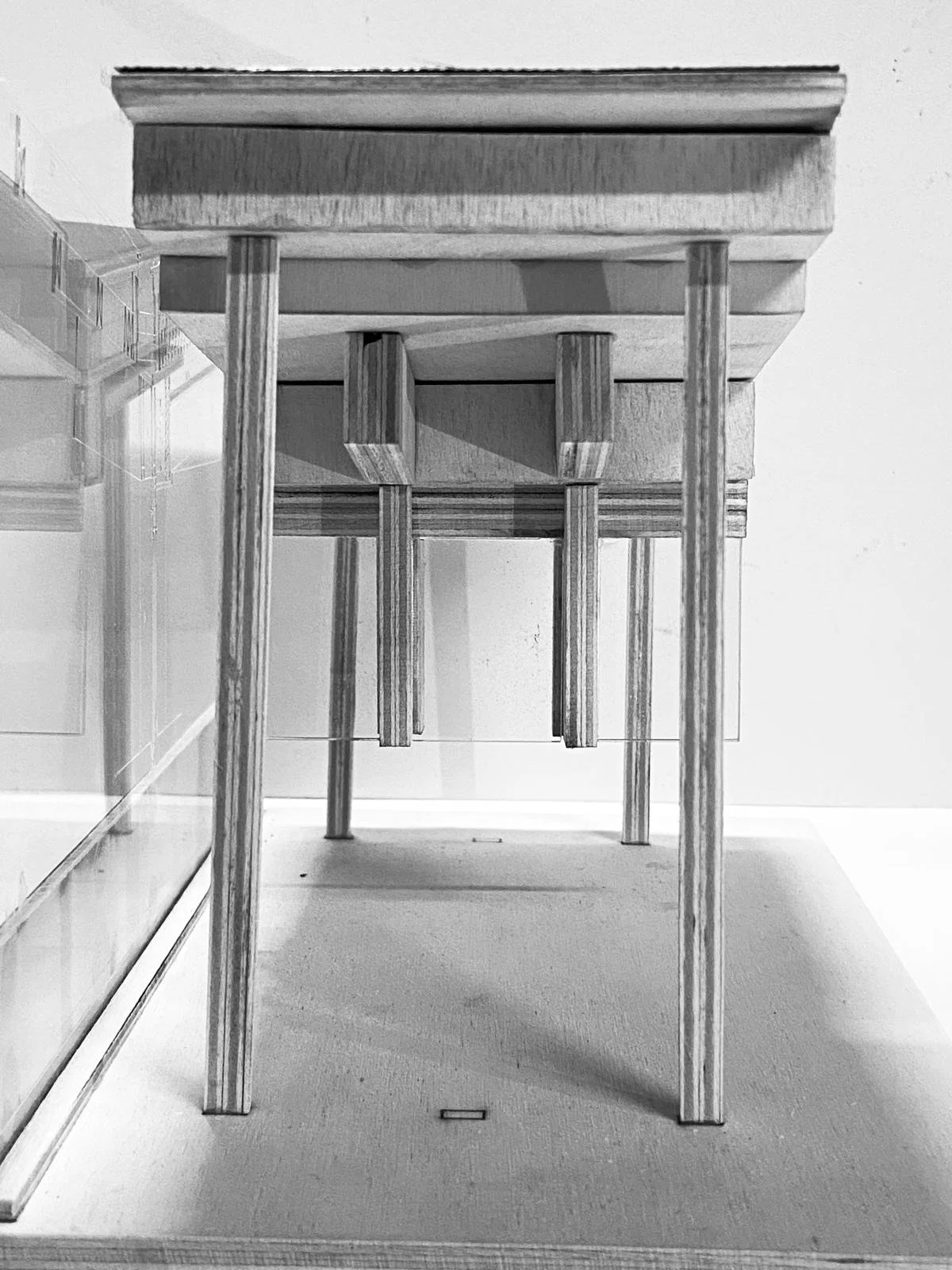 BA3 Technology Case Study Model  |  Vert Bois School, France  (Roof Detail)