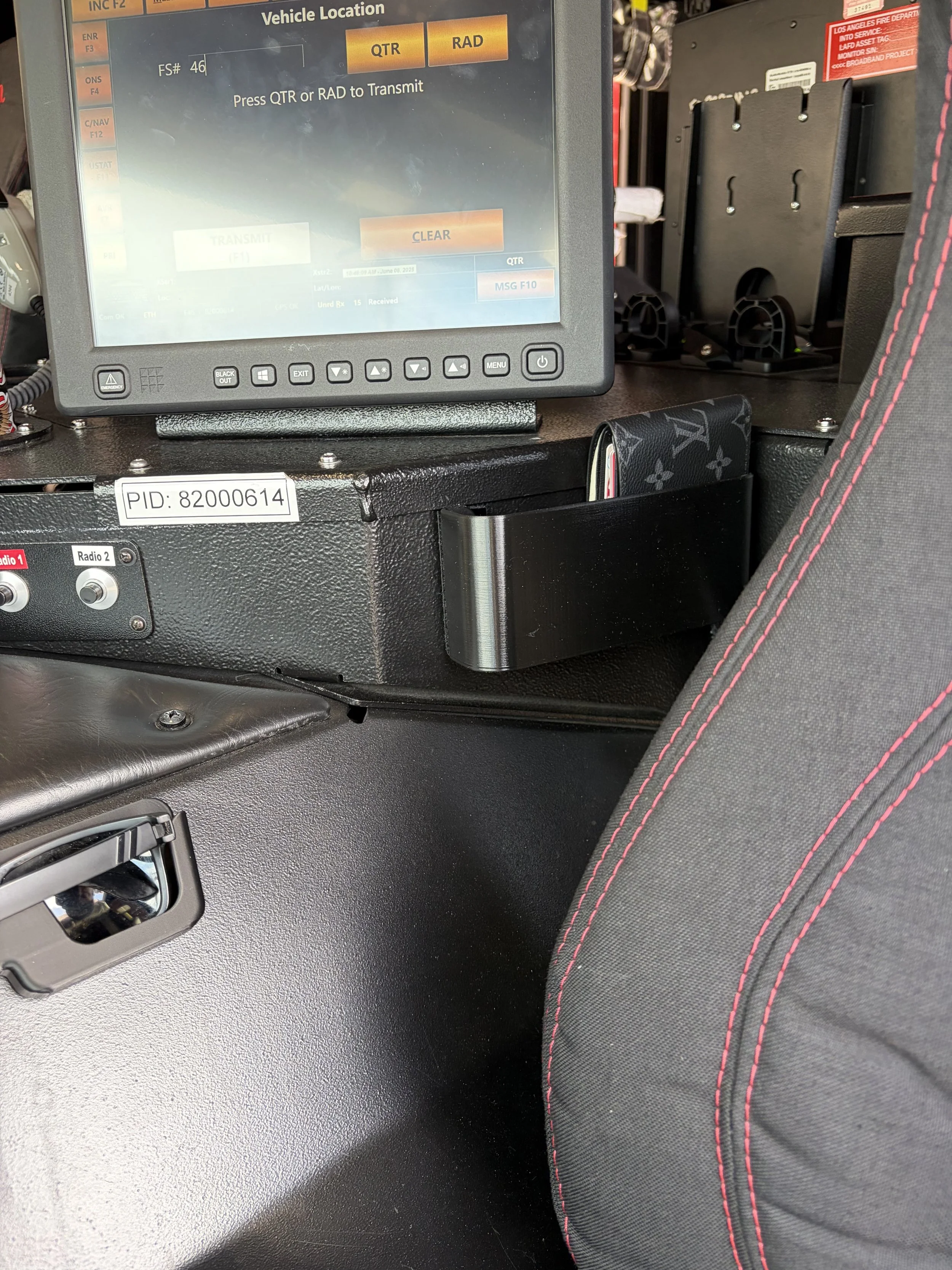 The Rig Wallet Holder — Wallet Mount for Fire Engines & Vehicles