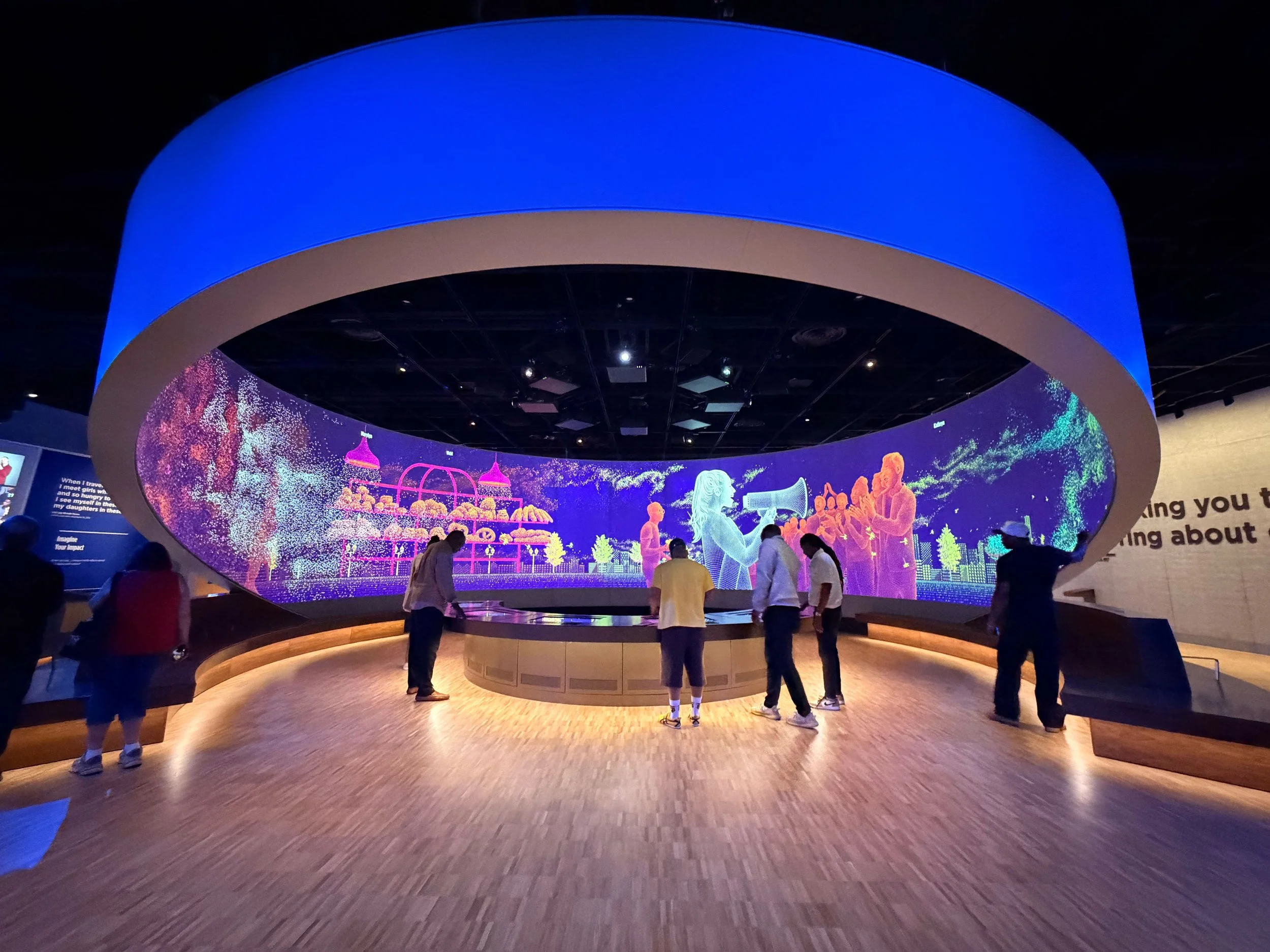 Obama Presidential Center, Chicago, IL: Exhibitions exploring the Obamas’ stories, values, and leadership to inspire civic action. Image: Obama Foundation