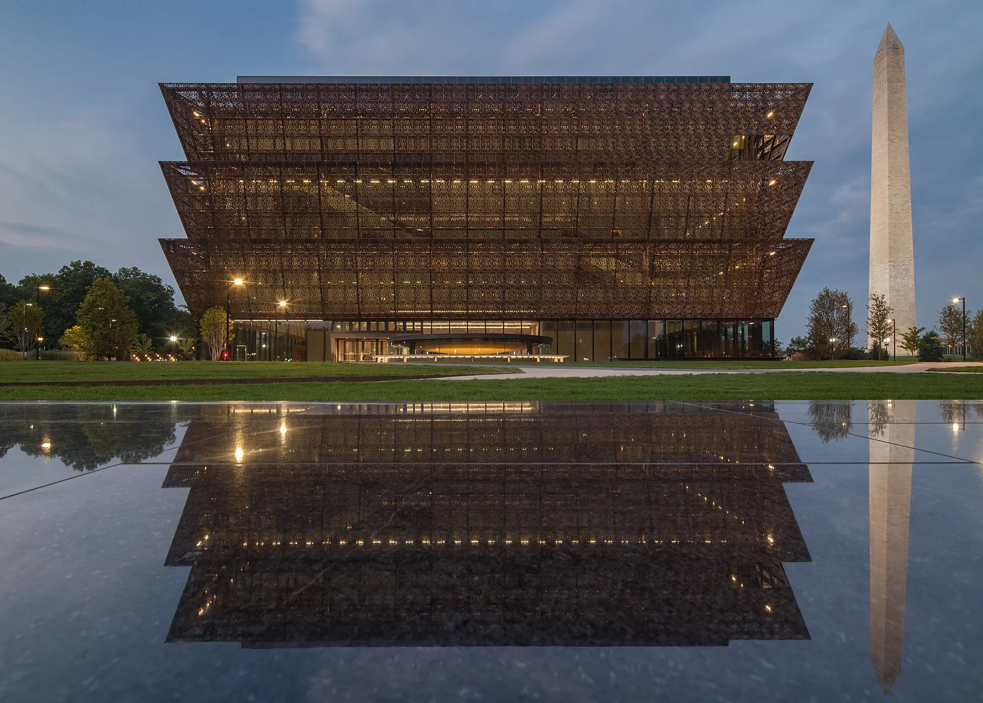 National Museum of African American History and Culture, Washington, DC: 80,000sf exhibition telling 400 years of African American history as central to America’s story. Image: Ron Blunt