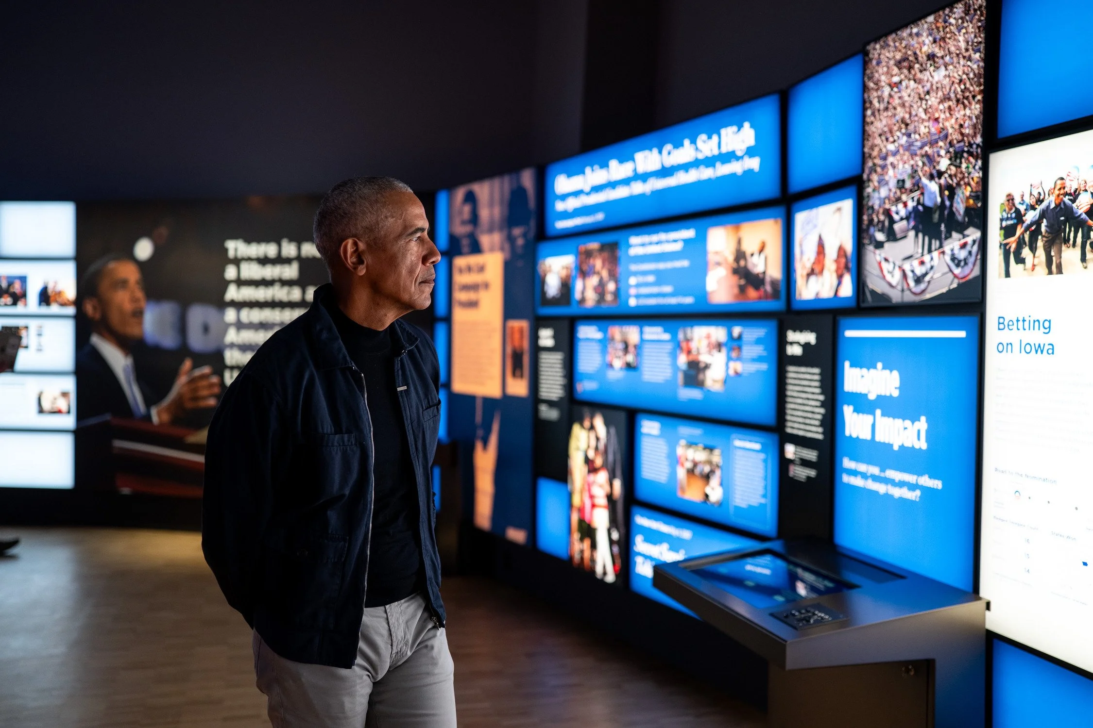 Obama Presidential Center, Chicago, IL: Exhibitions exploring the Obamas’ stories, values, and leadership to inspire civic action. Image: Obama Foundation