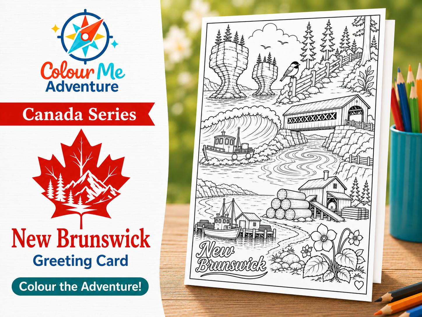 Colour Me Adventure: New Brunswick
