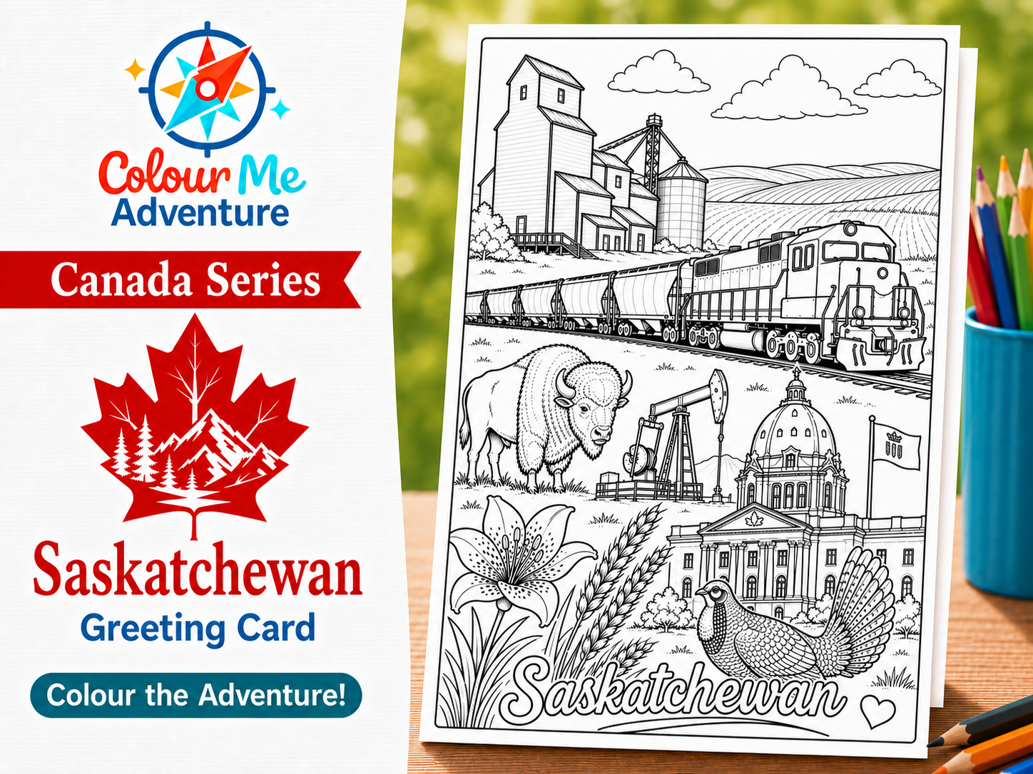Colour Me Adventure: Saskatchewan
