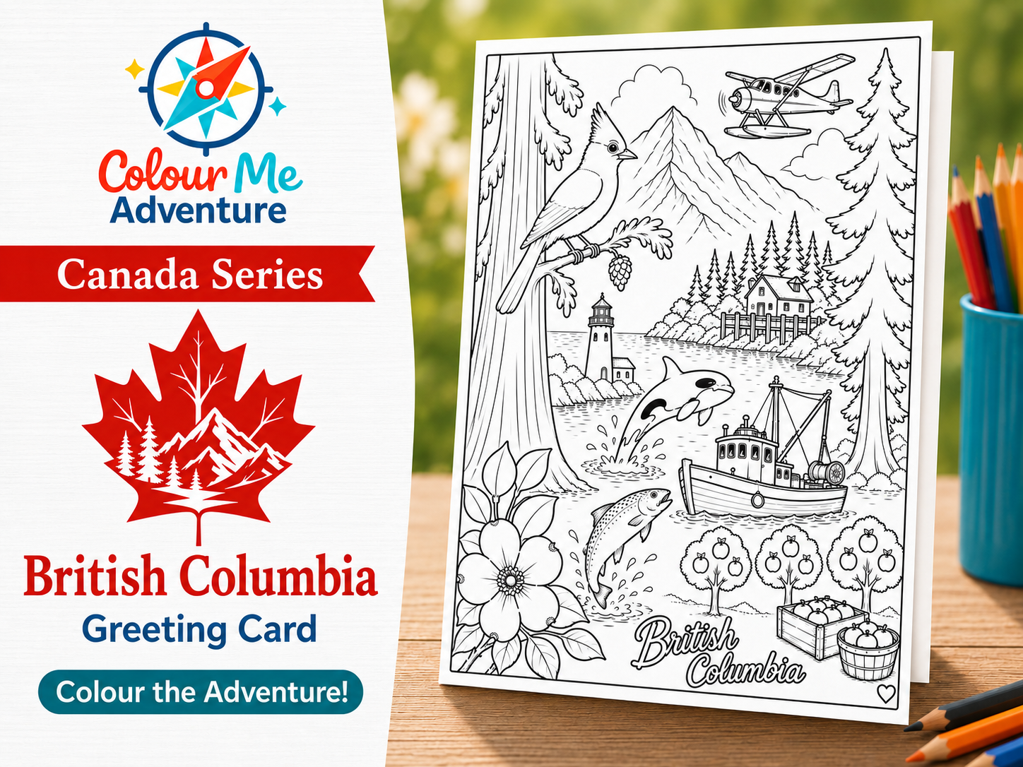 Colour Me Adventure: British Columbia