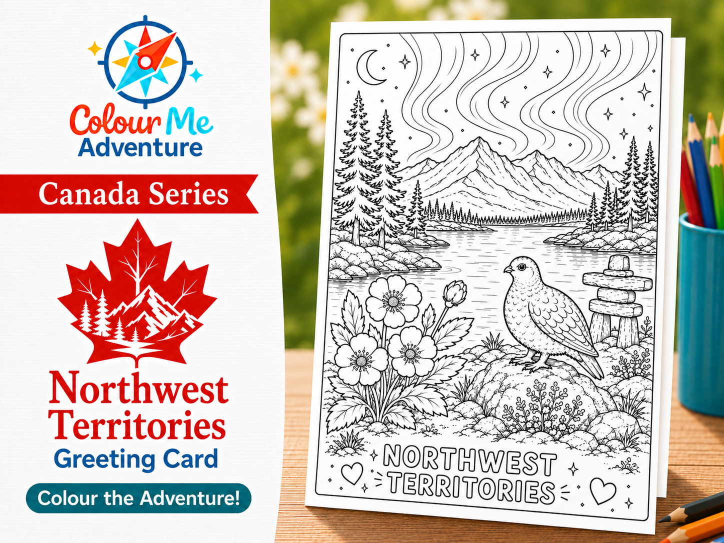 Colour Me Adventure: Northwest Territories
