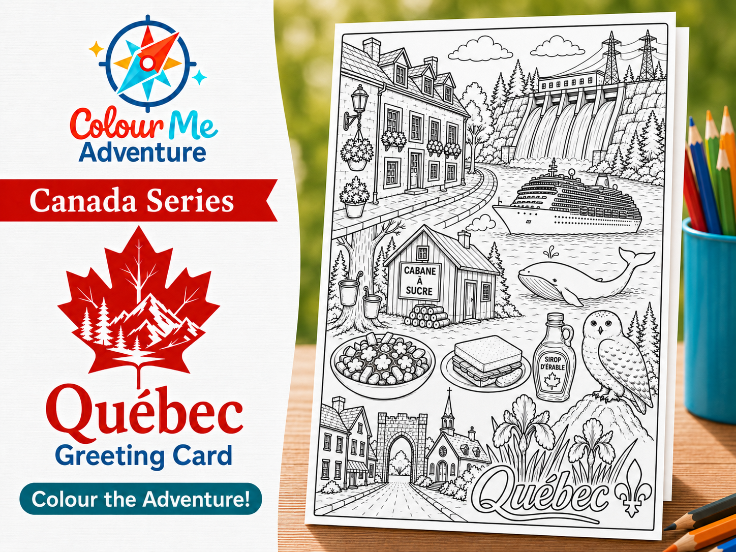 Colour Me Adventure: Quebec