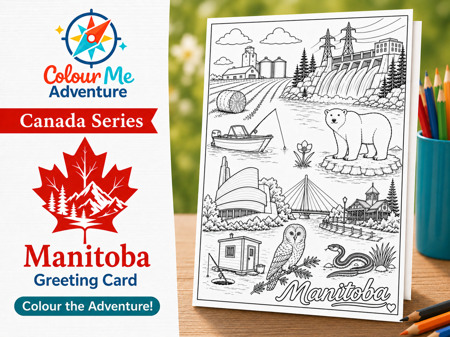 Colour Me Adventure: Manitoba