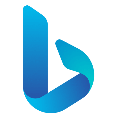 Ein Logo mit einer blauen, stilisierten, abgerundeten Figur, die an einen Buchstaben erinnert.