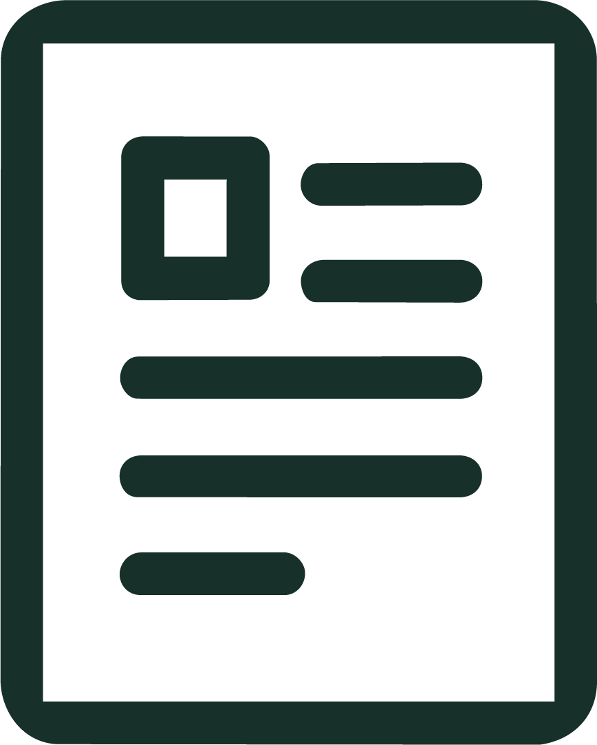 Icon of a QR code on a black background