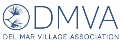 Del Mar Village Association logo with a stylized tree inside a circle