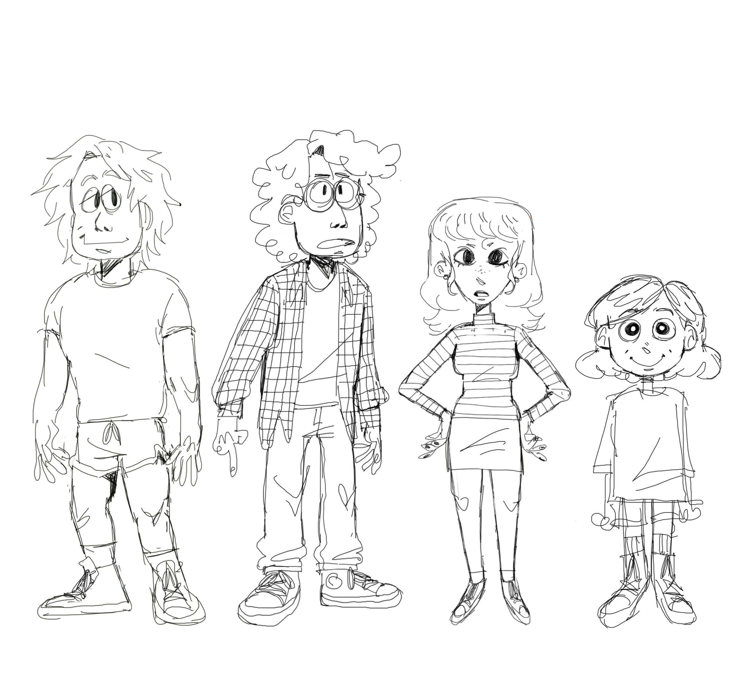 Black and white sketch