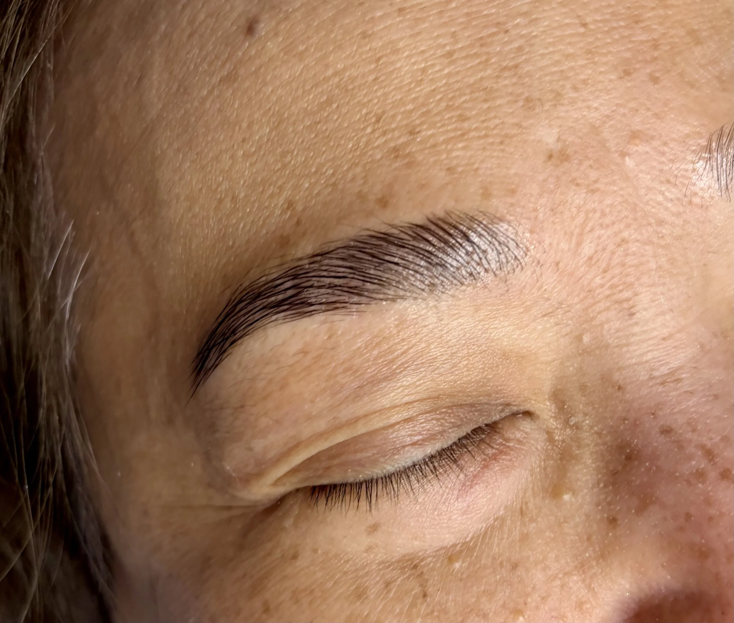 brow lamination done by local artist in south vancouver