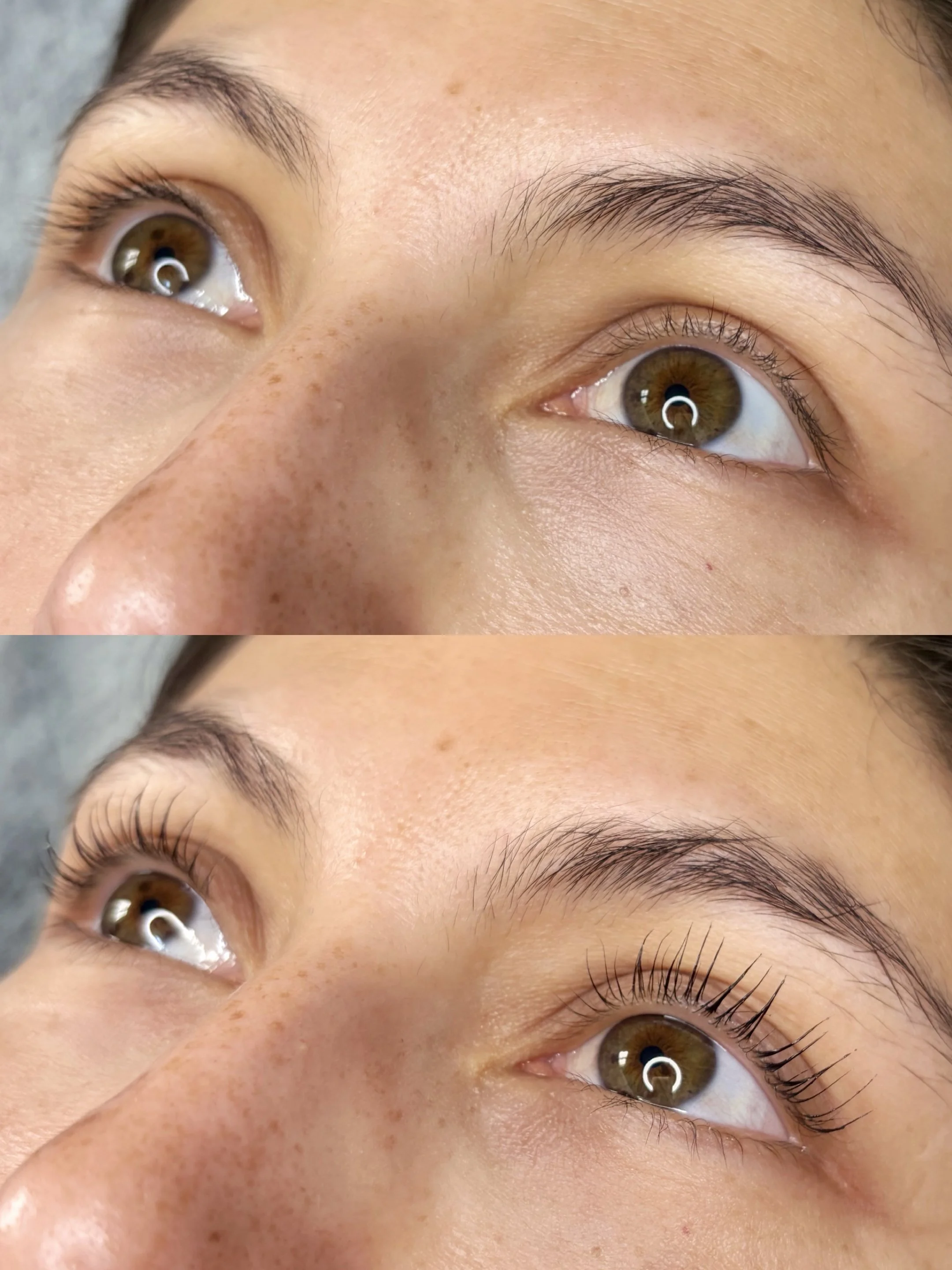 perfect Korean Lash Lift by local artist in vancouver bc