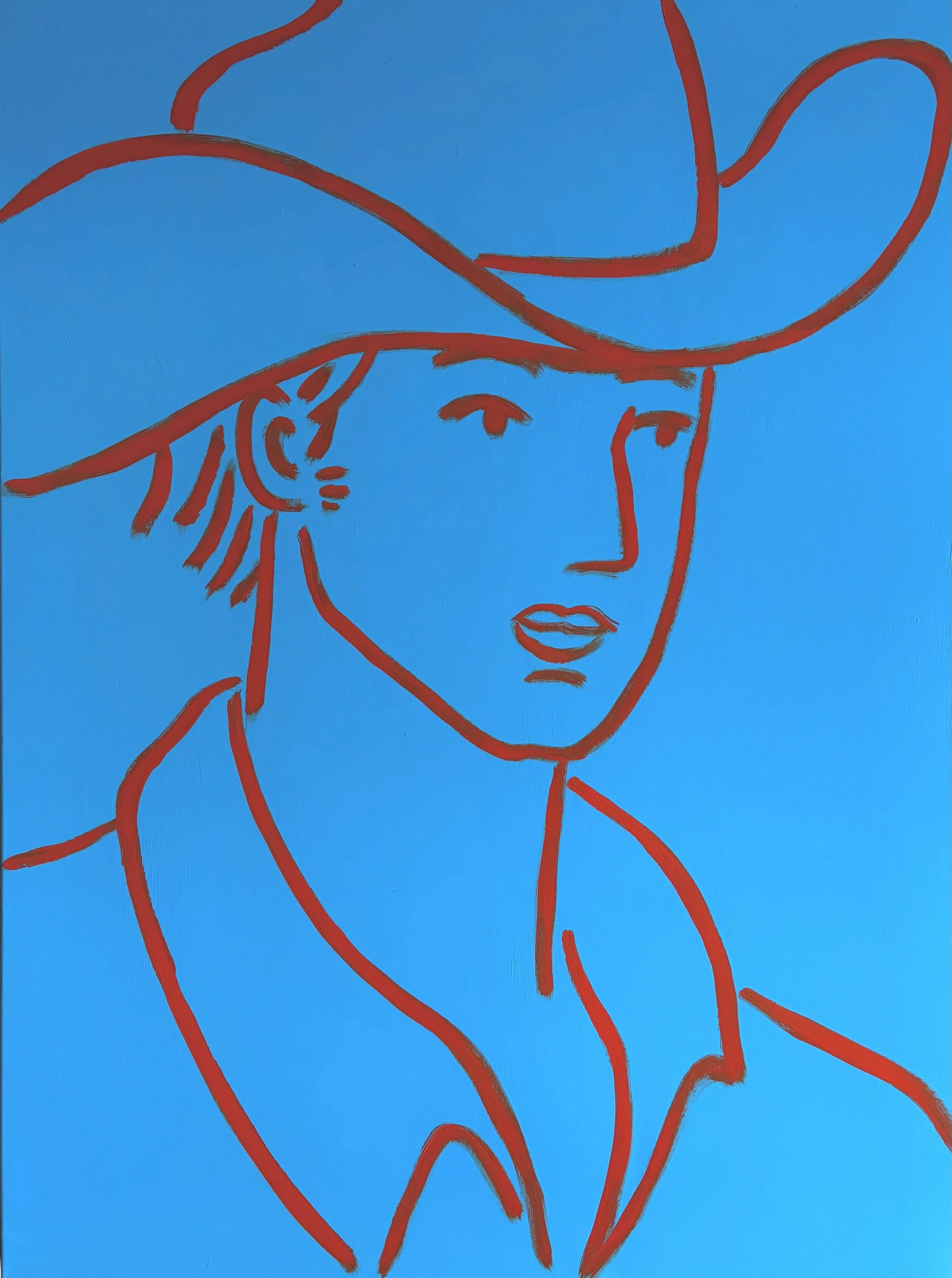 Minimal Cowboy - Cowboy in Sky and Clementine