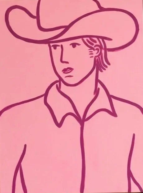 cowboy in pink