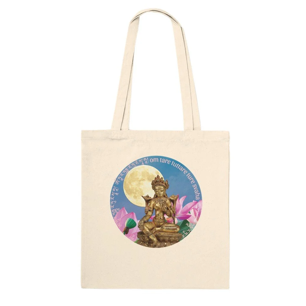 Om Tare Tuttare Premium Tote Bag
