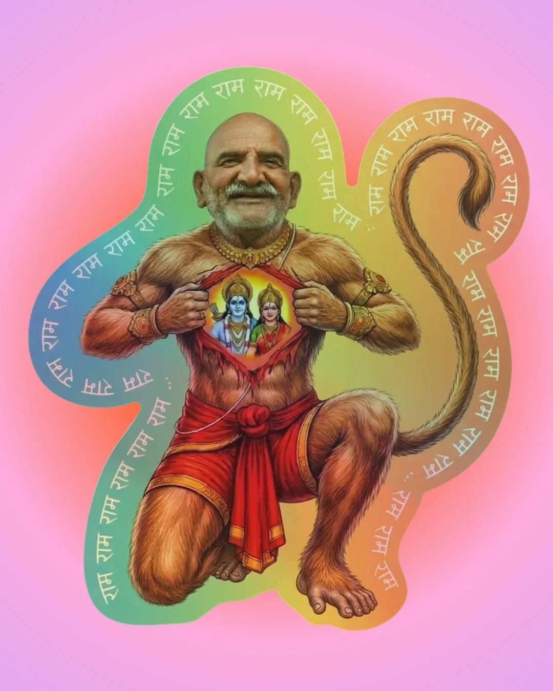Limited Edition: Baba Hanuman Stickers