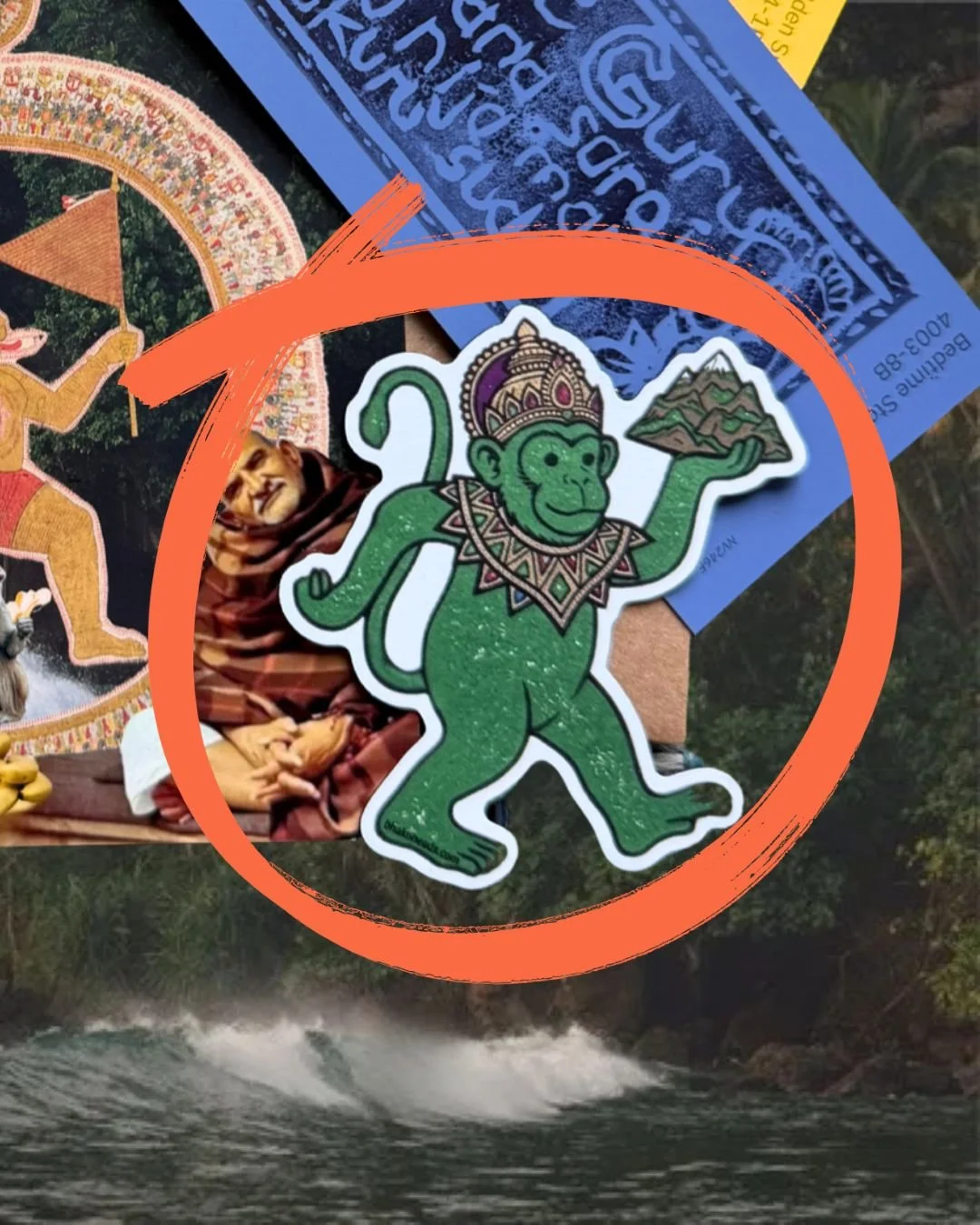 Limited Edition: Dancing Hanuman Magnet