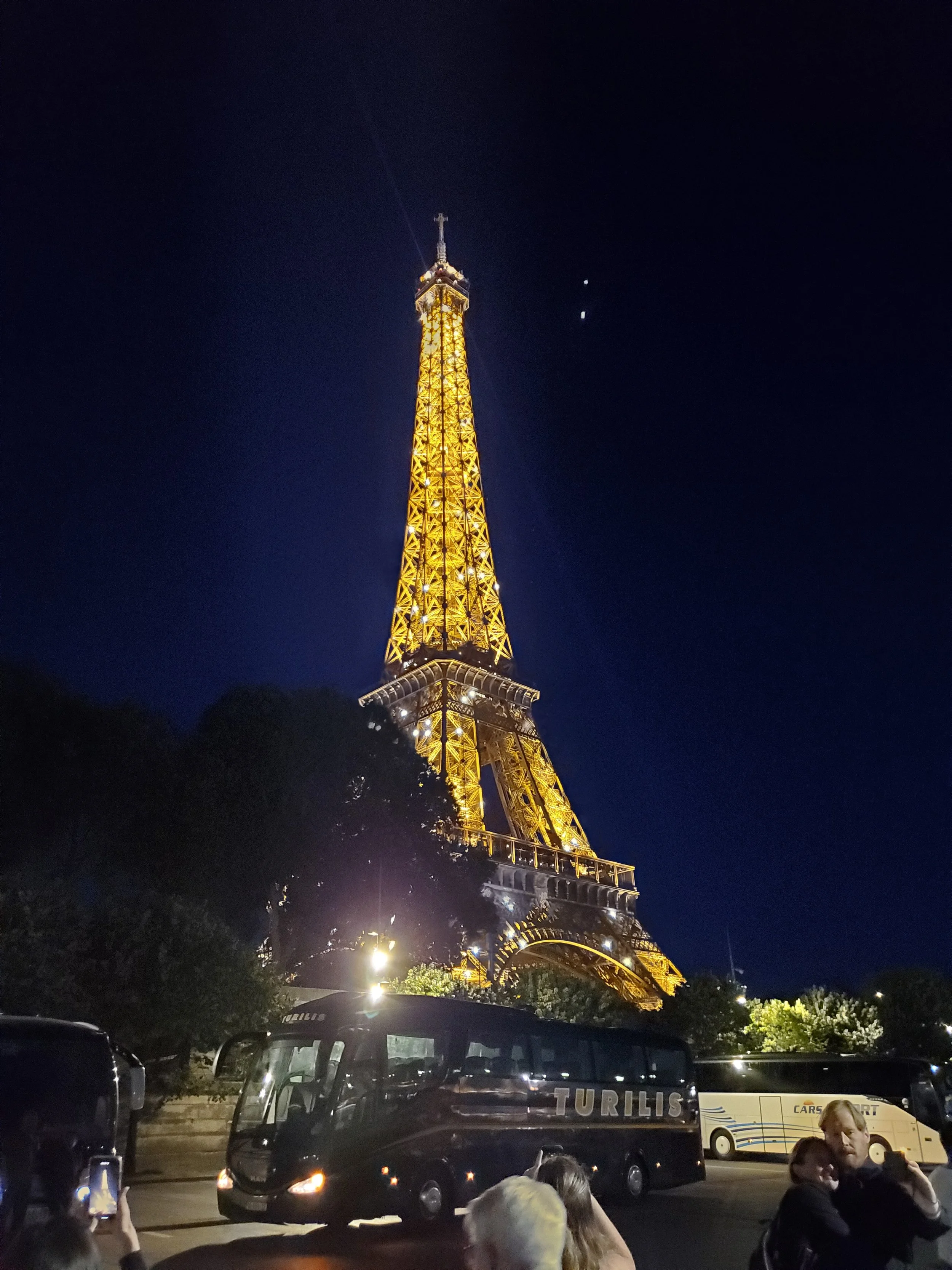 Eifel Tower! So pretty at night...