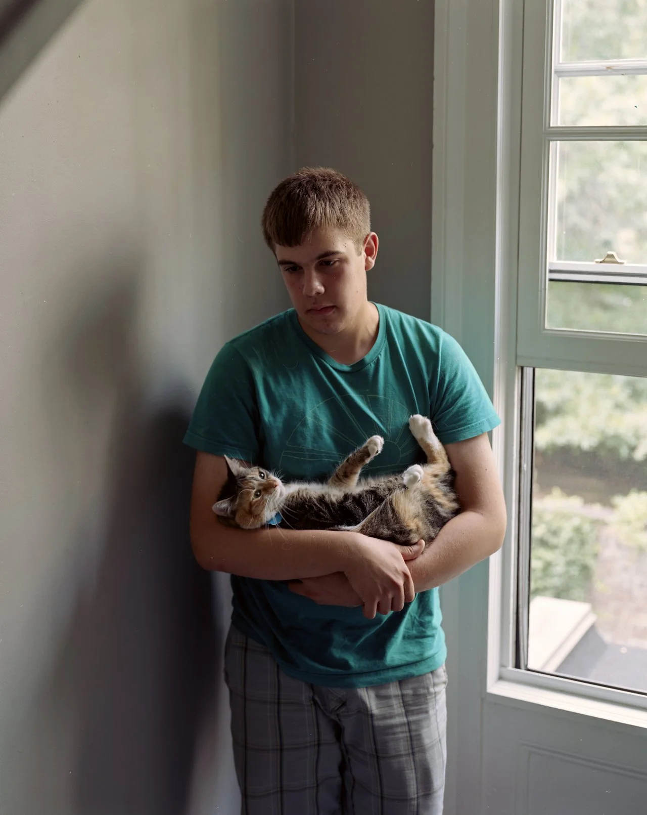 (Billy holding his cat) 2010.jpg