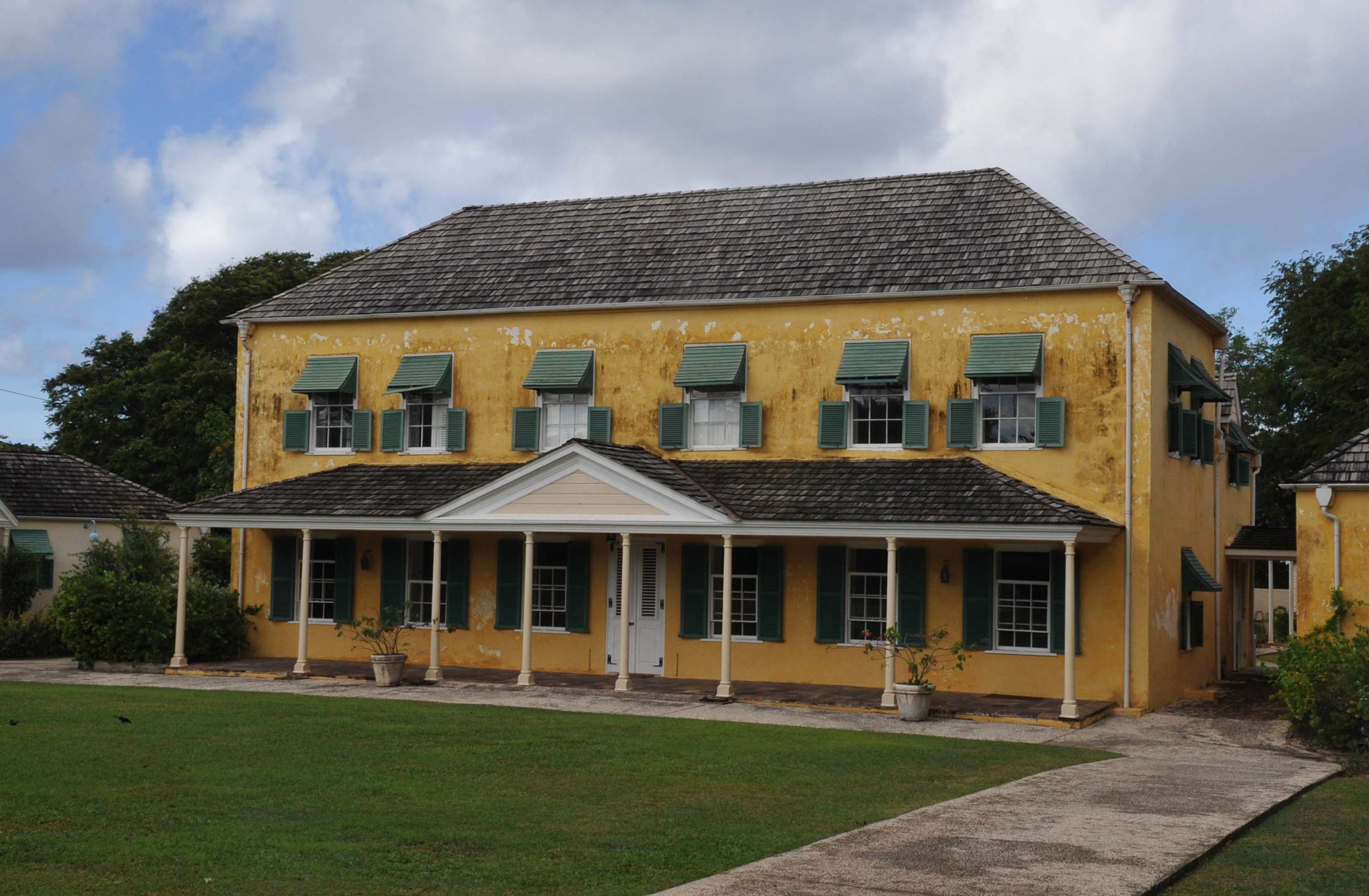 The George Washington House in Barbados. Photo by JERRYE AND ROY KLOTZ MD - Own work, CC BY-SA 3.0, https://commons.wikimedia.org/w/index.php?curid=24575485.