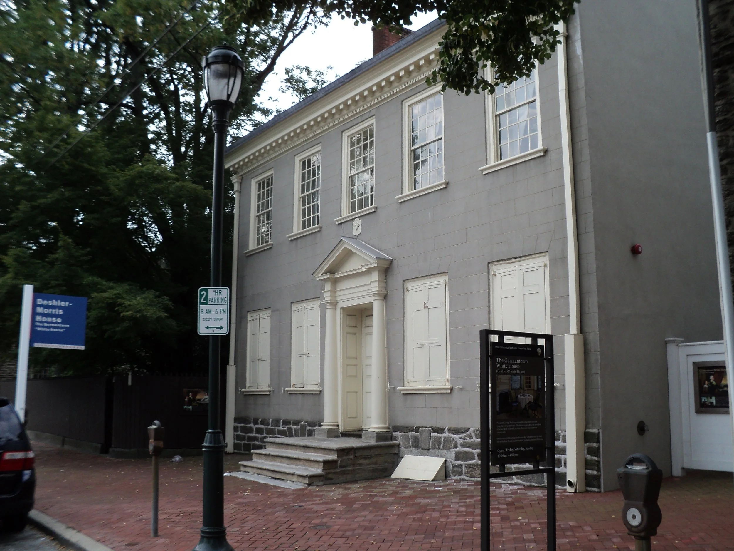 The Germantown White House.  Photo by Bill Coughlin of Woodland Park, New Jersey, HMDB.org