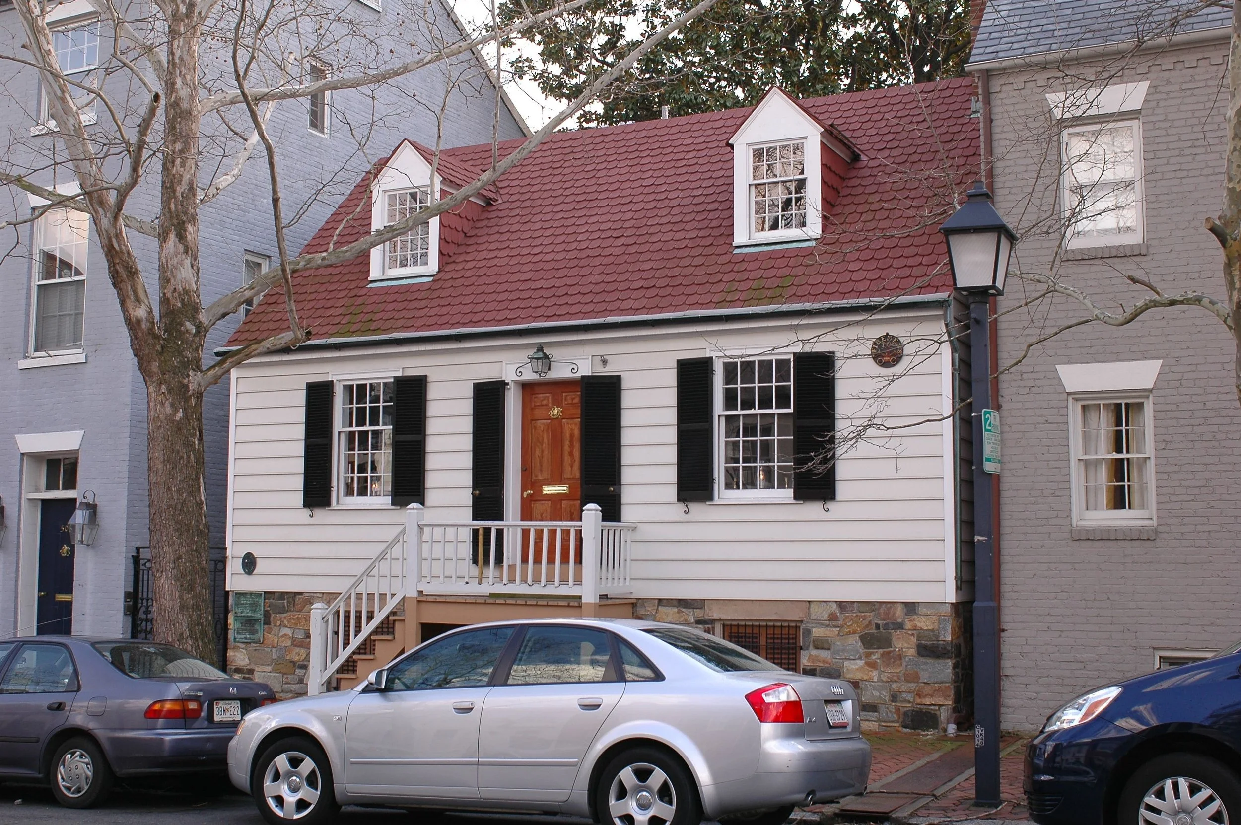Washington's Alexandria town house by Tom Fuchs of Greenbelt, Maryland, HMDB.org