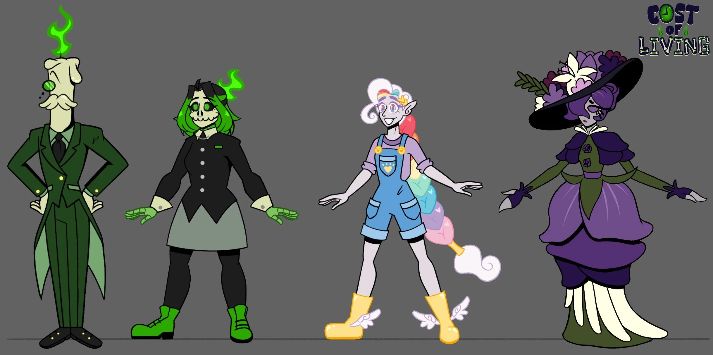 Character Lineup for "Cost of Living' Pilot