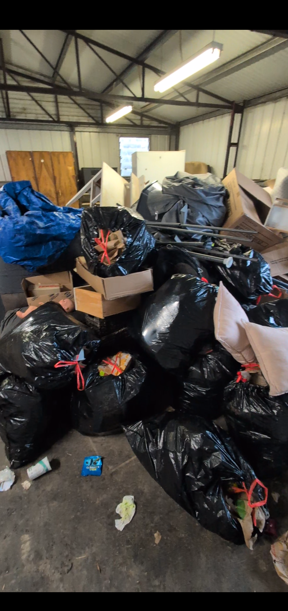 Rubbish removal from garage in Seymour