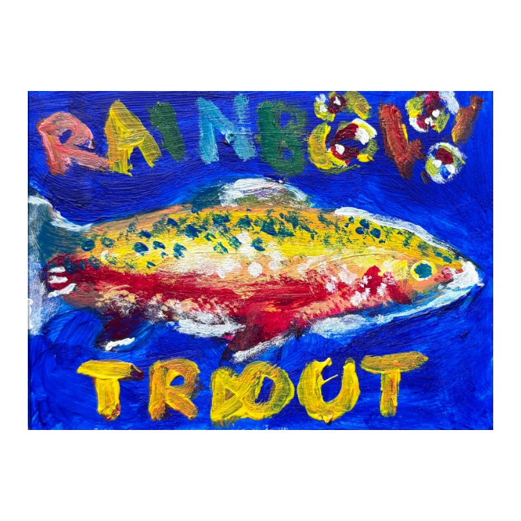 Rainbow Trout ACEO
