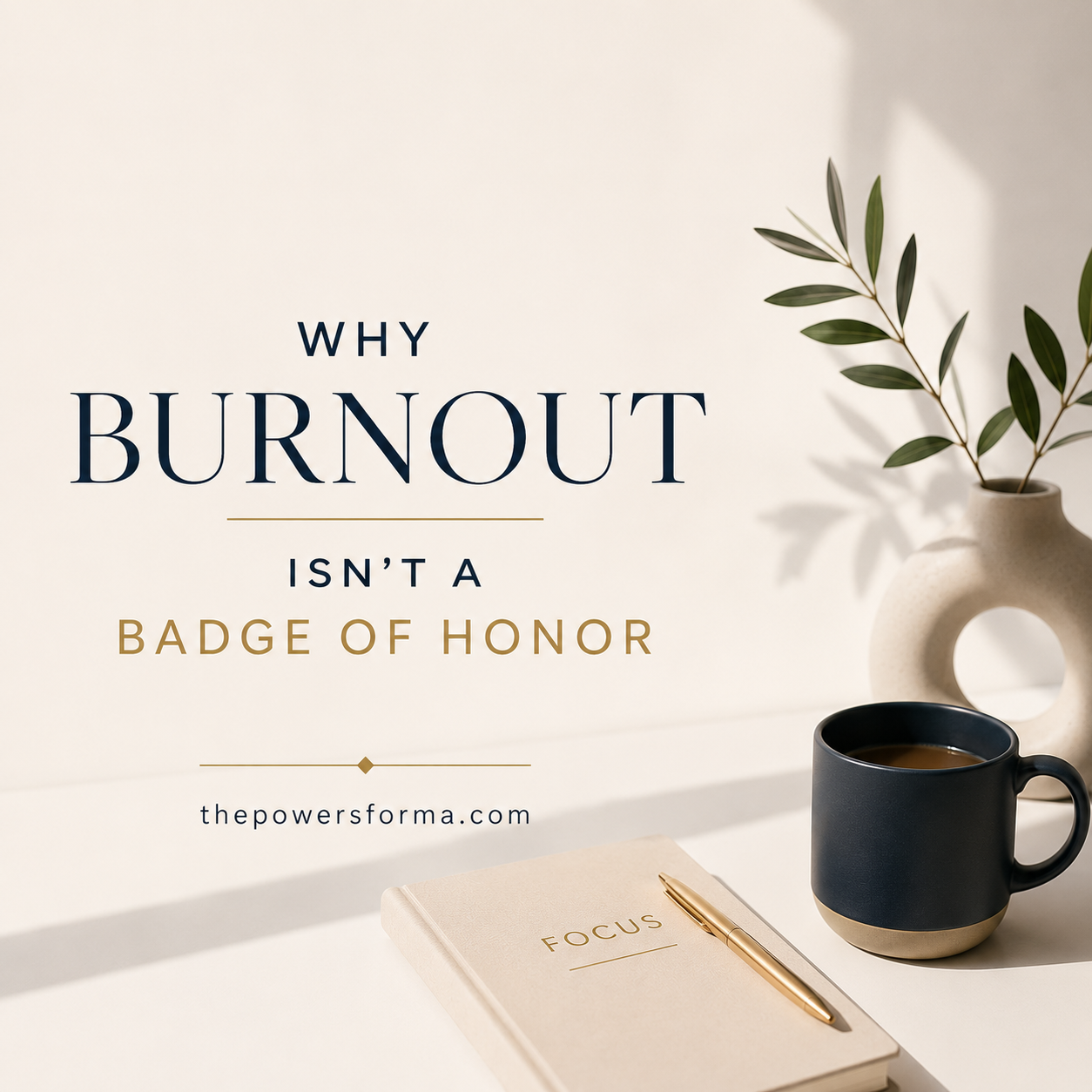 Why Burnout Isn't a Badge of Honor