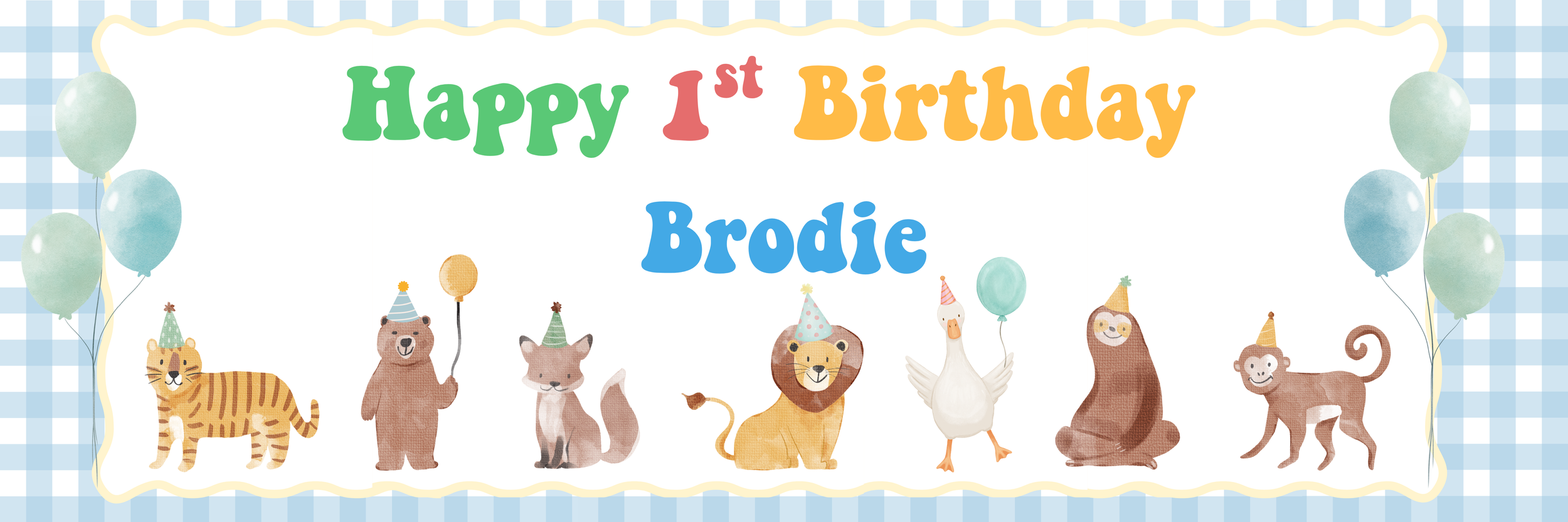 Birthday Banner - Fun Being One