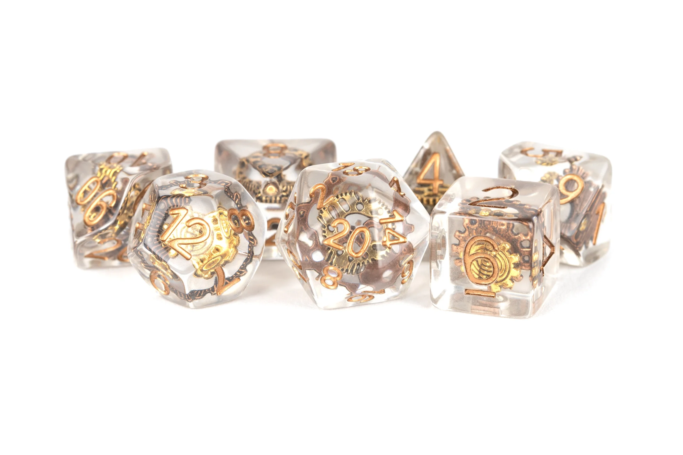 New 13 Inclusion Dice Resin: Gear Dice