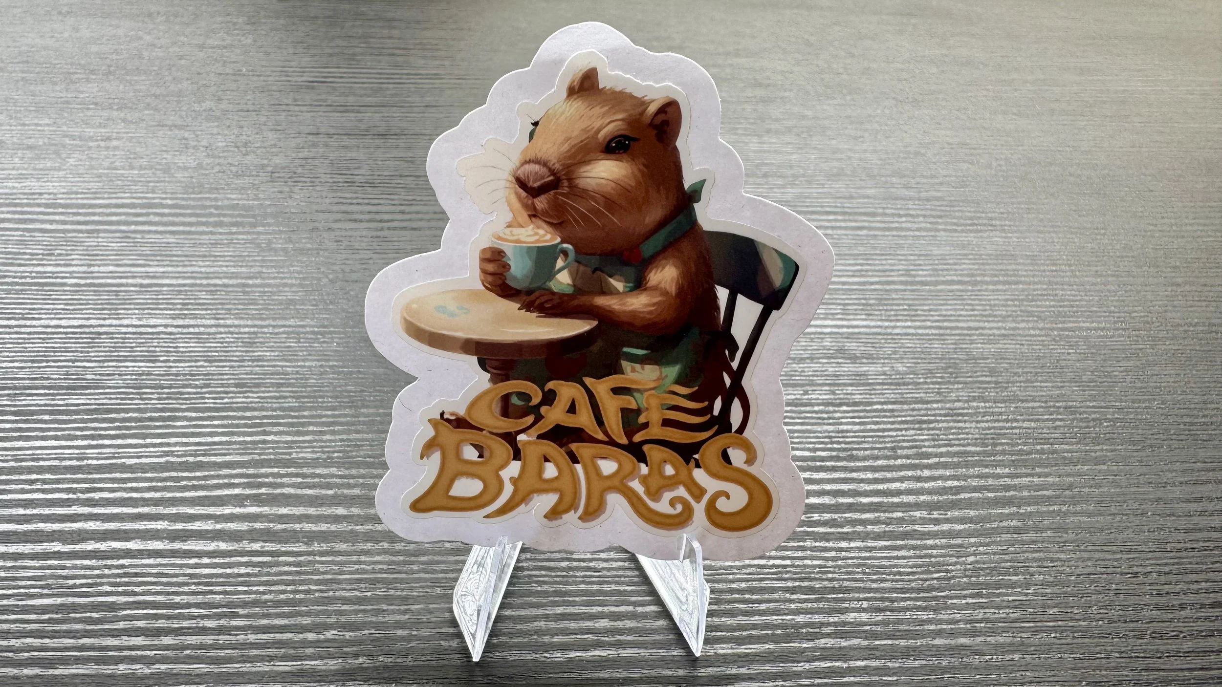 Cafe Barras Sticker
