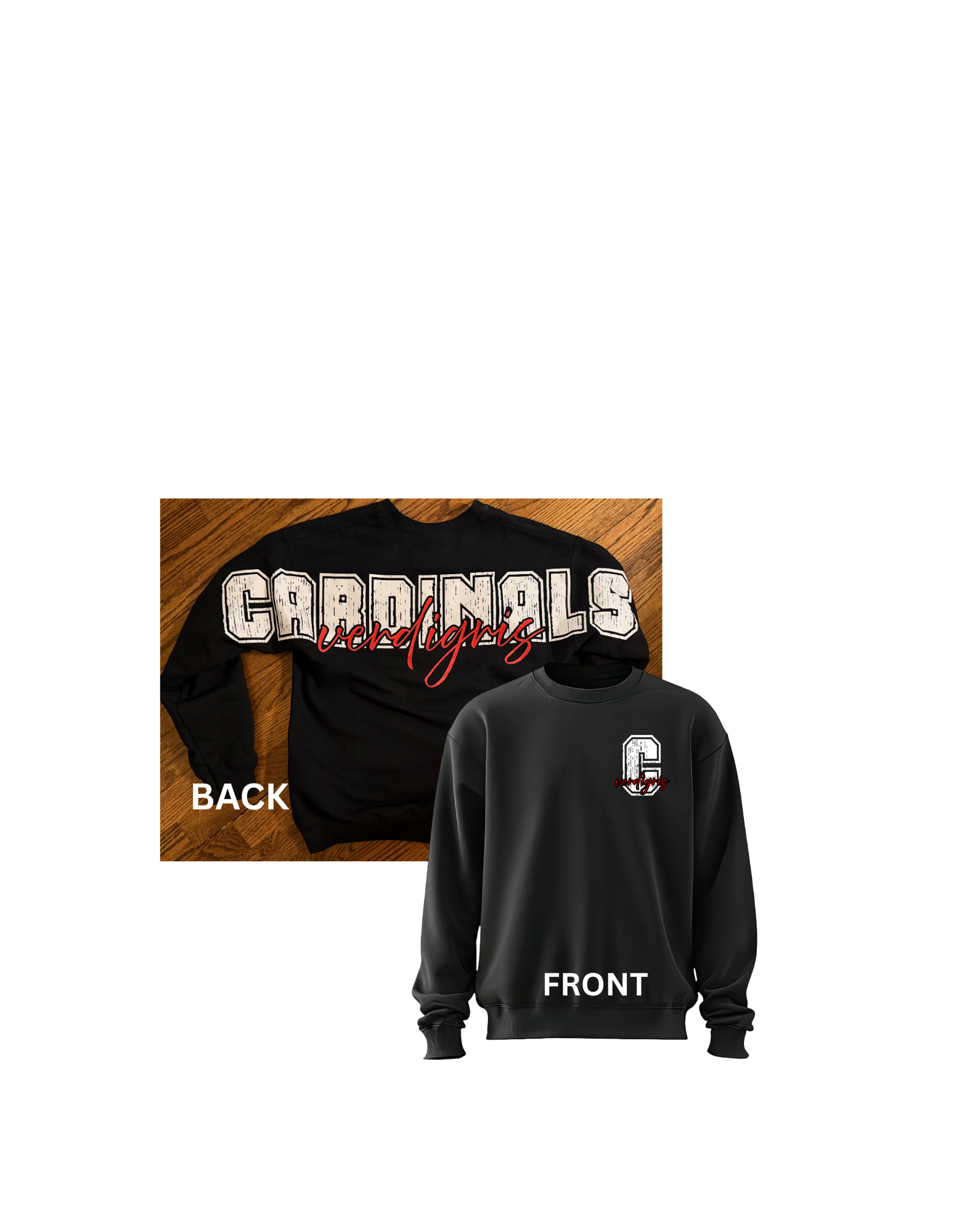 CARDINALS SHOULDER SWEATSHIRT