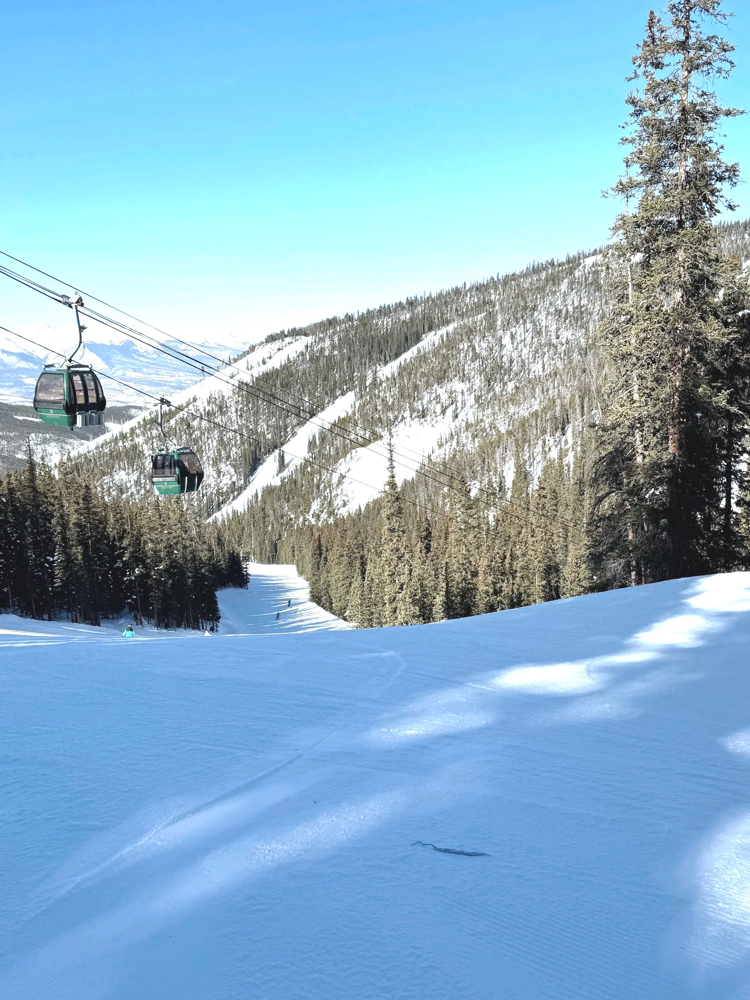 Ski slope and gondola at Keystone Resort, Colorado