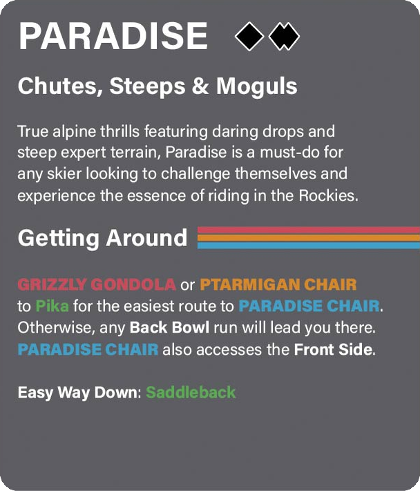 Description of Lake Louise Paradise cluster