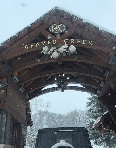 Welcome Center entrance at Beaver Creek Resort Colorado
