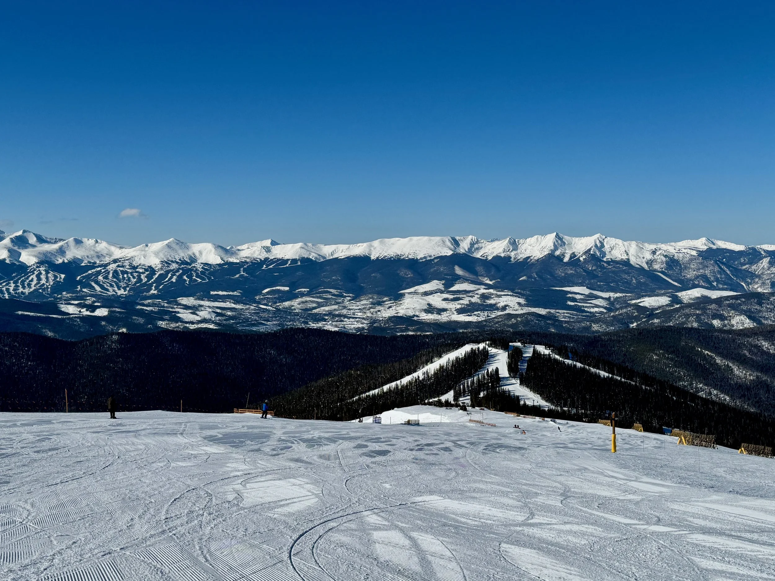 View from the rim of Bergman Bowl in Keystone, Colorado